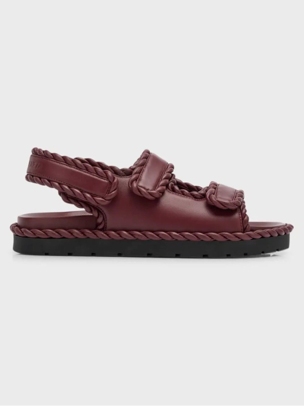 Bottega Veneta Jack Leather Braid Dual-Band Sandals